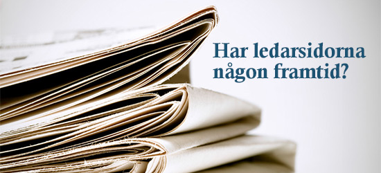 Martin Tunström: En tidning utan mening är meningslös
