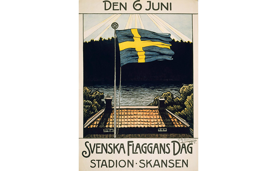 Ur arkivet: När Sveriges flagga blev svenskarnas
